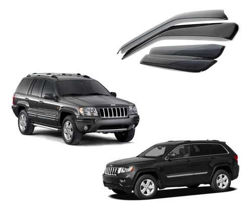 Calha De Chuva Para Jeep Cherokee 4p