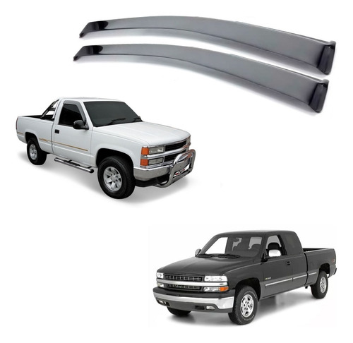 Calha De Chuva Para Chevrolet Silverado 2...